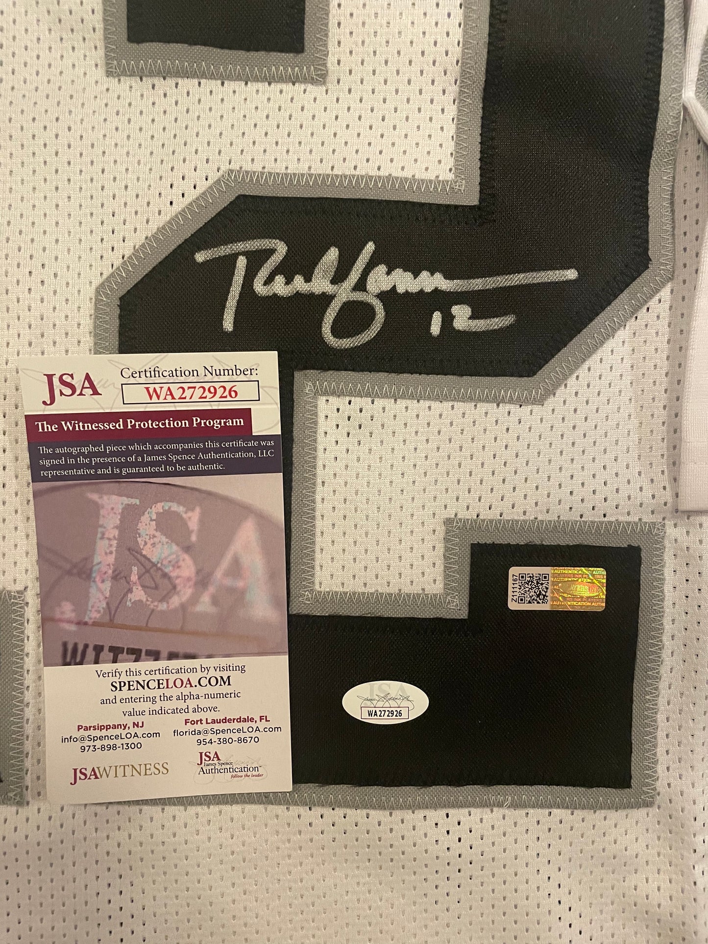 Rich Gannon Autographed & Authenticated Jersey