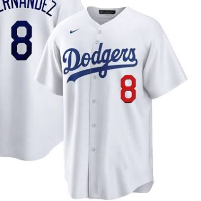 WOMENS KIKE HERNANDEZ STITCHED DODGERS JERSEY (SMALL-2XL)