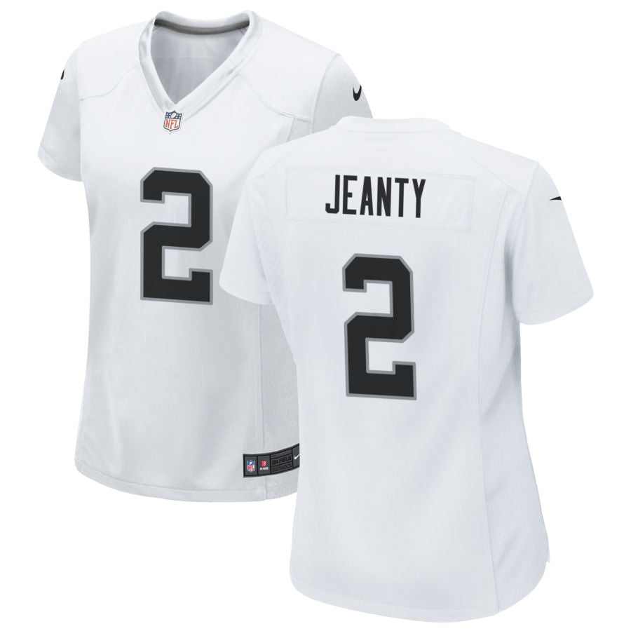 Women’s Las Vegas Raiders ASHTON JEANTY Stitched Jersey Sizes Small up to 2XL