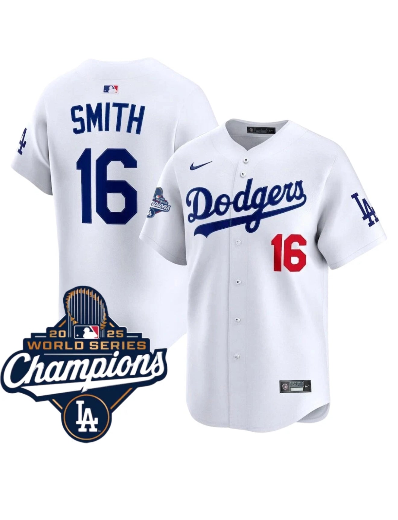 Men’s Will Smith White Stitched Jersey - Small up to 6XL