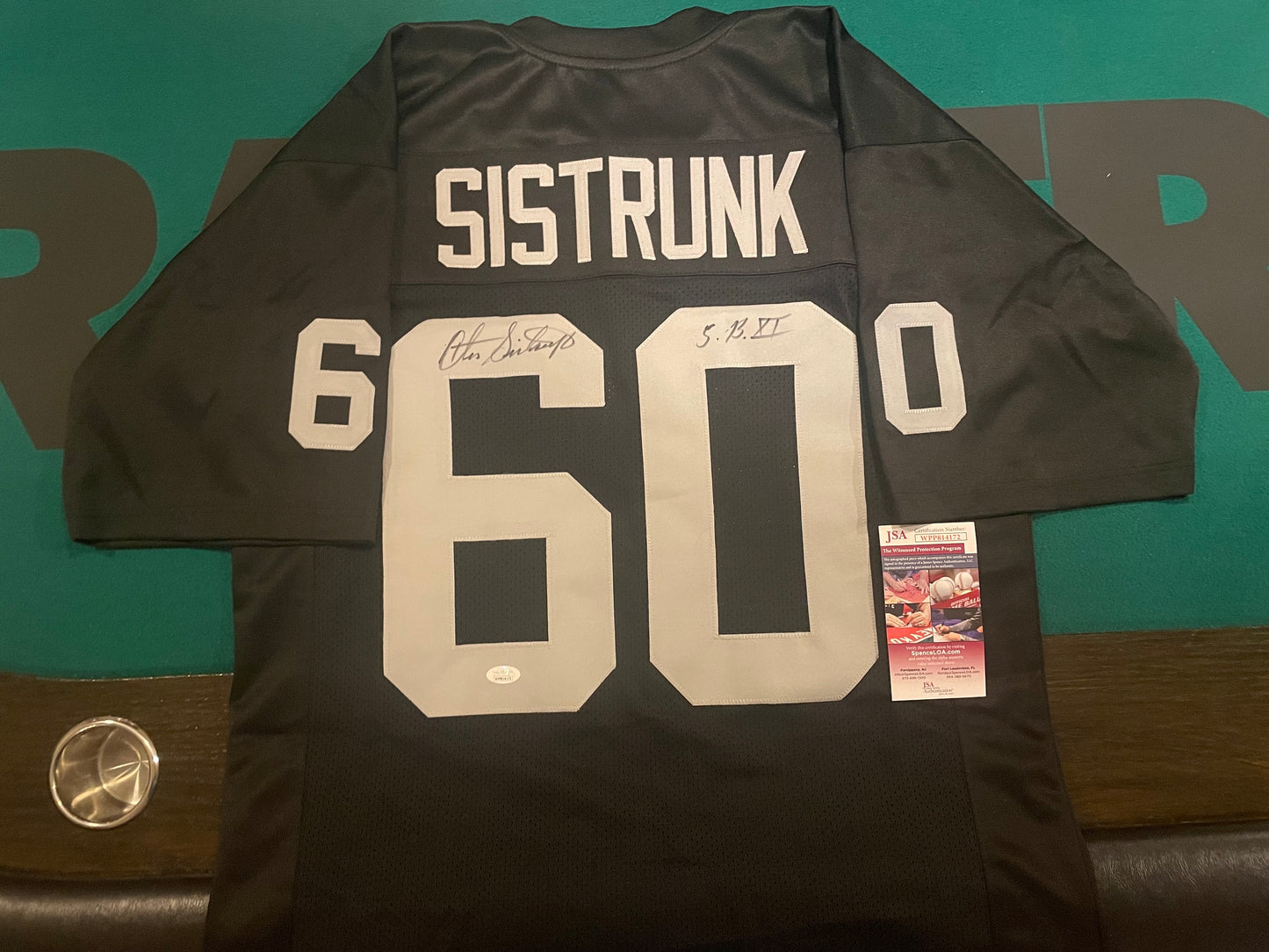 Otis Sistrunk Autographed & Authenticated Jersey