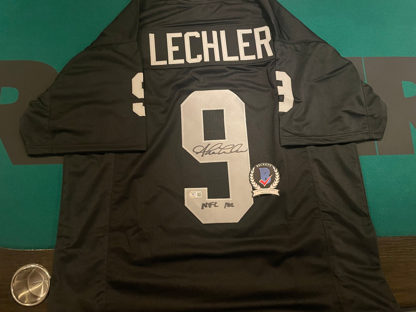 Shane Lechler Autographed & Authenticated Raiders Jersey w/COA