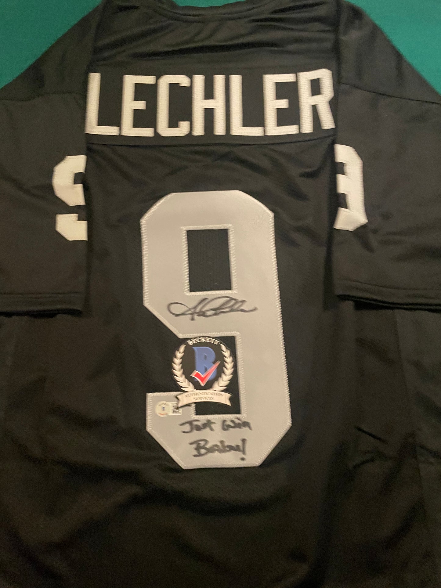 Shane Lechler Autographed & Authenticated Raiders Jersey w/COA
