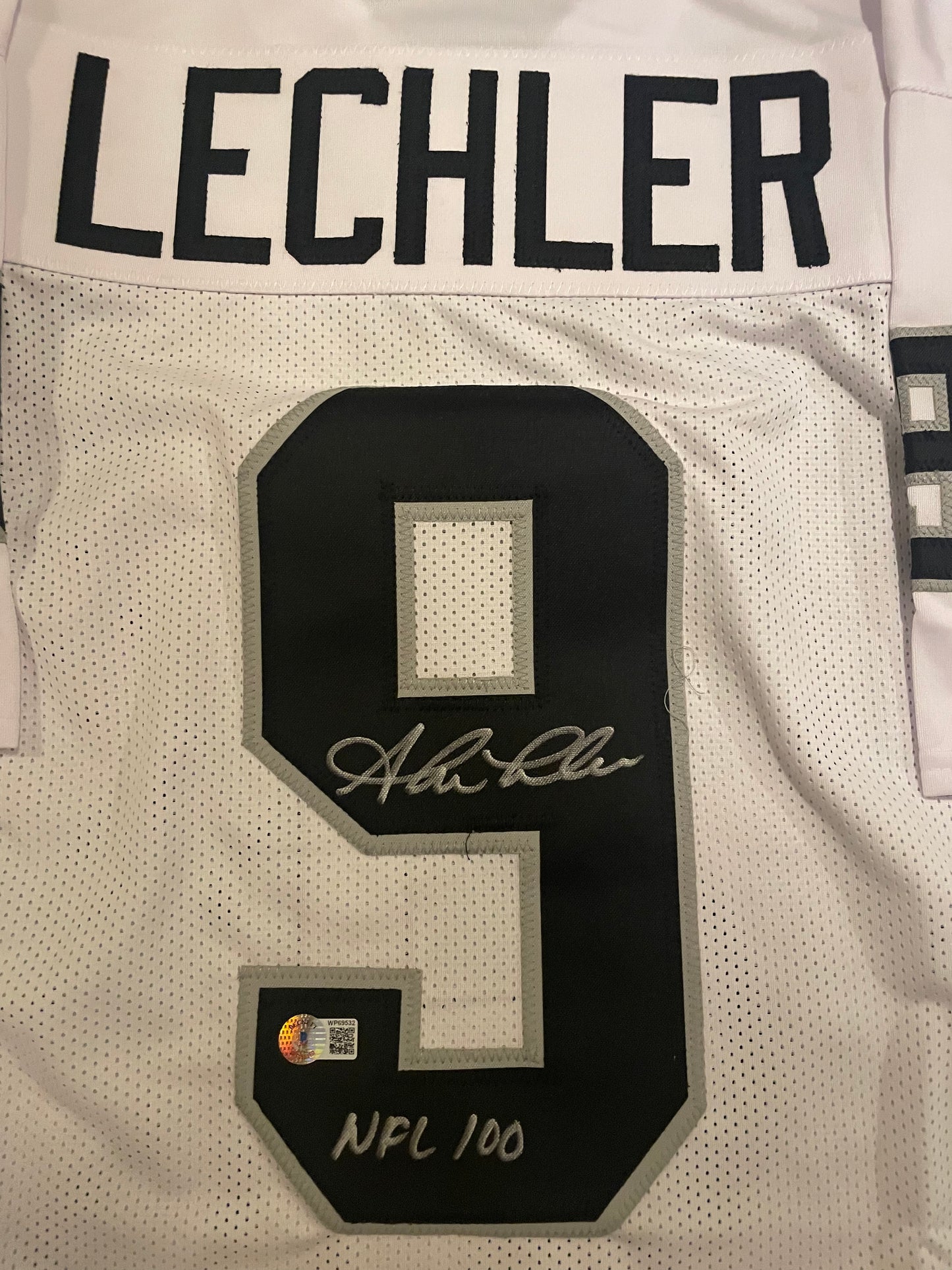Shane Lechler Autographed & Authenticated Raiders Jersey w/COA