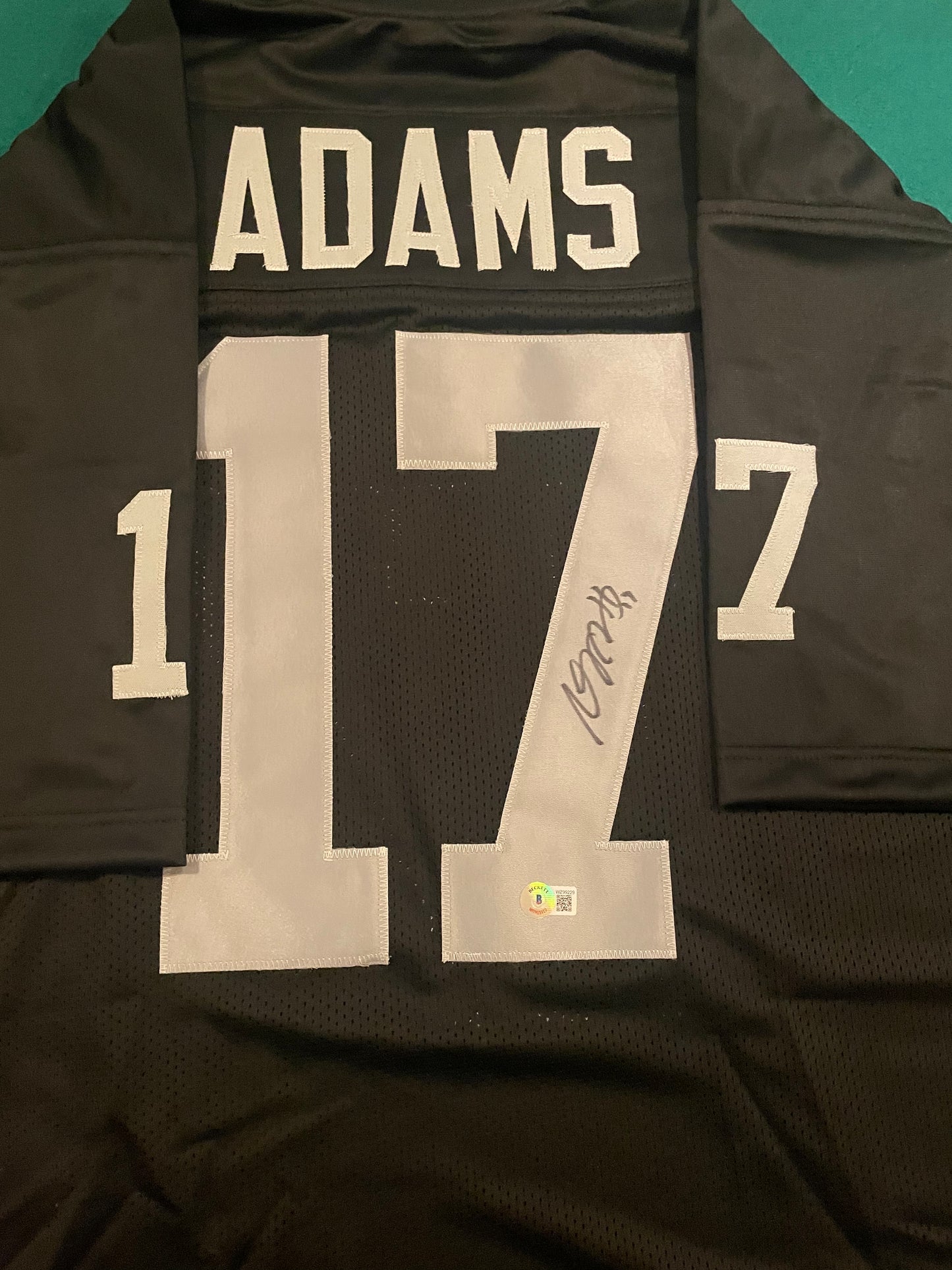 Davante Adams Autographed & Authenticated Raiders Jersey w/COA