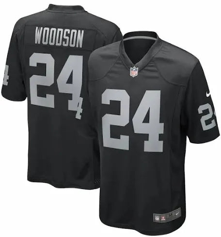Men’s Charles Woodson Black Stitched Jersey - Small up to 6XL