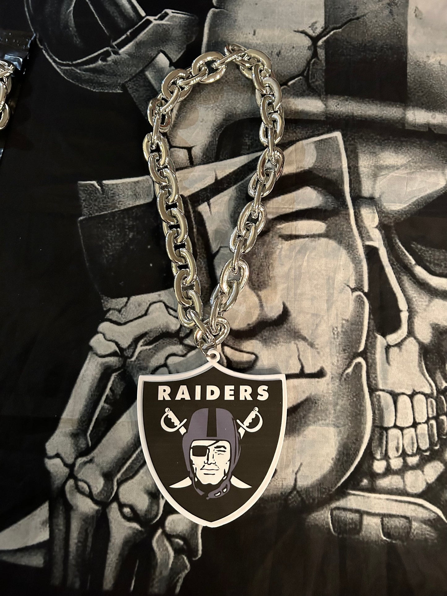 Foam Raiders Shield Necklace