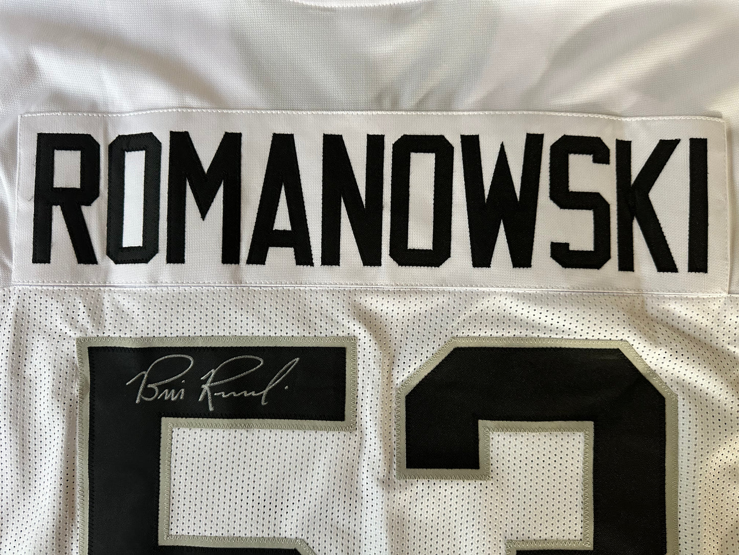 Bill Romanowski Autographed & Authenticated Jersey COA By Beckett Authentication Services