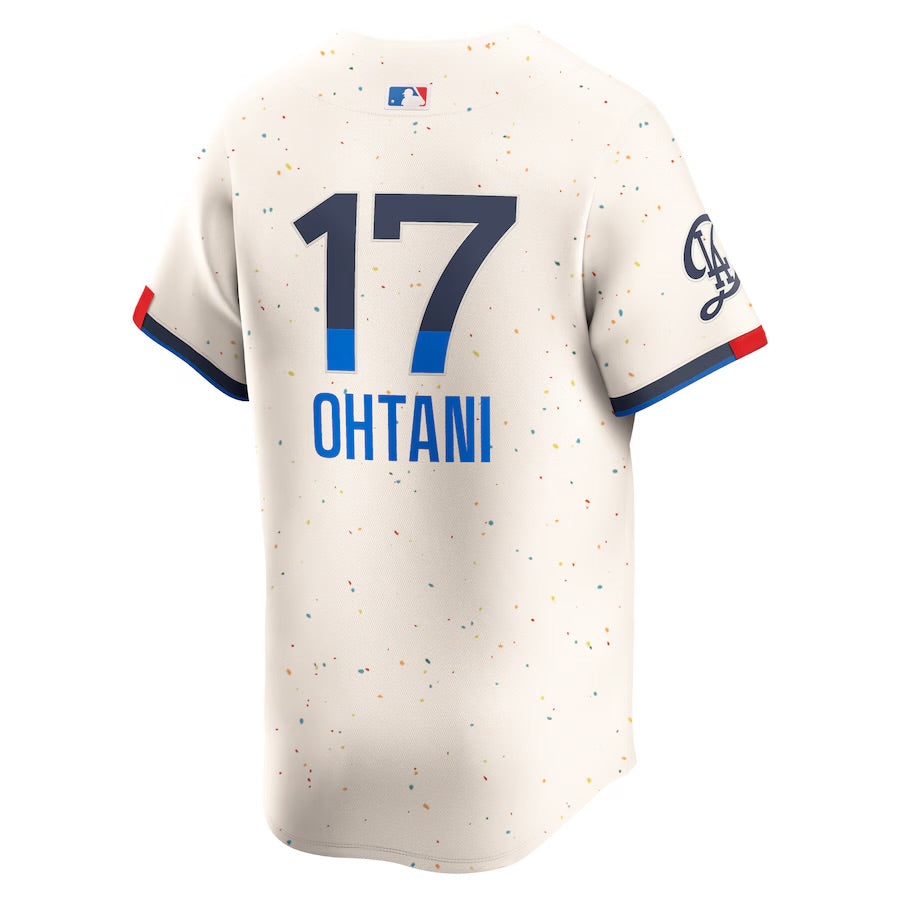 YOUTH SHOHEI OHTANI LOS ANGELES DODGERS 2024 CREAM CITY CONNECT STITCHED JERSEY (SMALL, MED, LARGE)