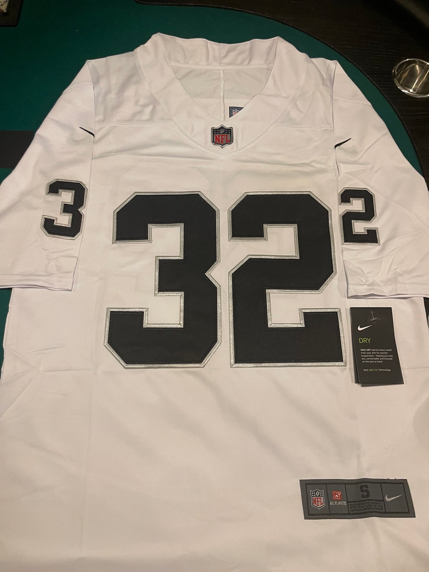 Men’s Marcus Allen White Stitched Jersey - Small up to 6XL