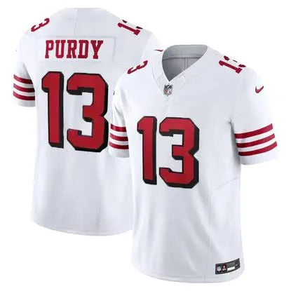 Men’s Brock Purdy White Stitched Jersey - Small up to 6XL