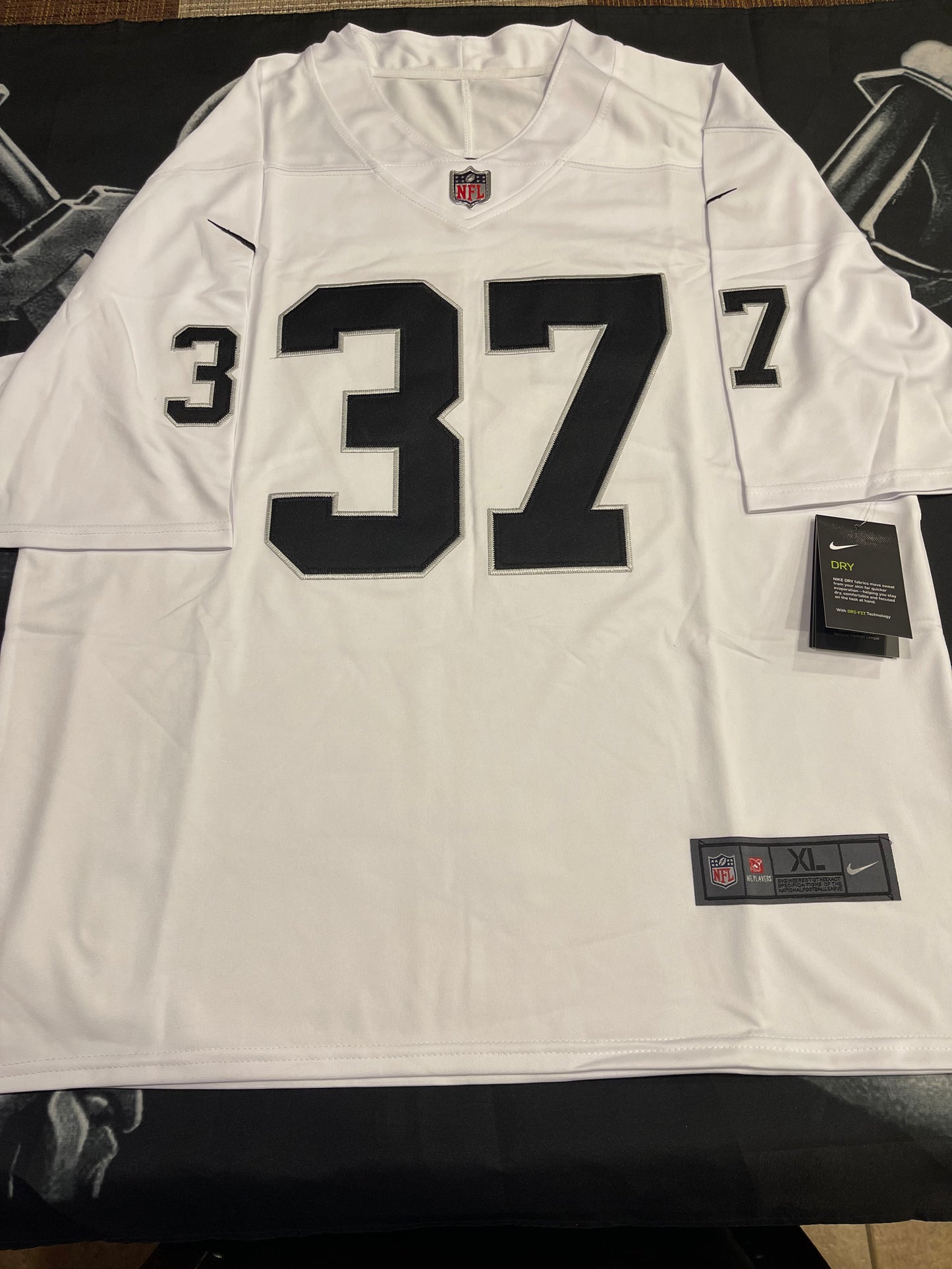 Men’s Lester White Stitched Jersey - Small up to 6XL