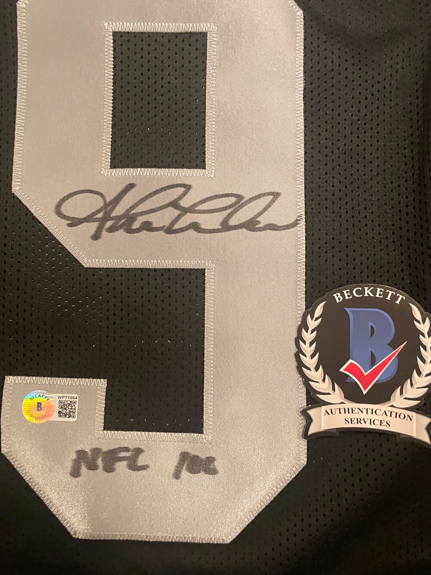 Shane Lechler Autographed & Authenticated Raiders Jersey w/COA