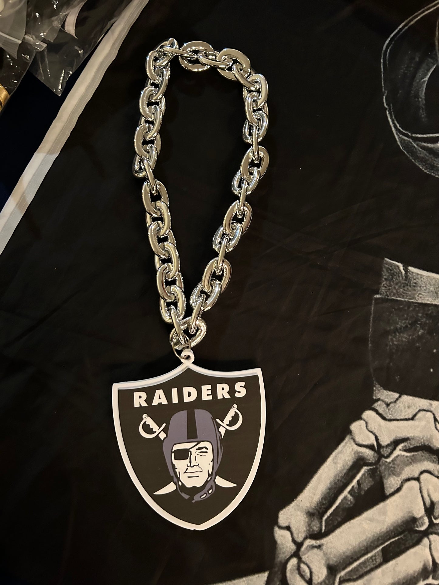 Foam Raiders Shield Necklace