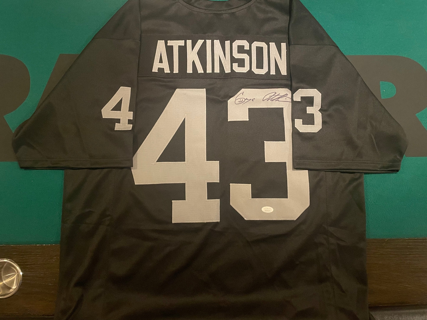George Atikinson Autographed & Authenticated Jersey