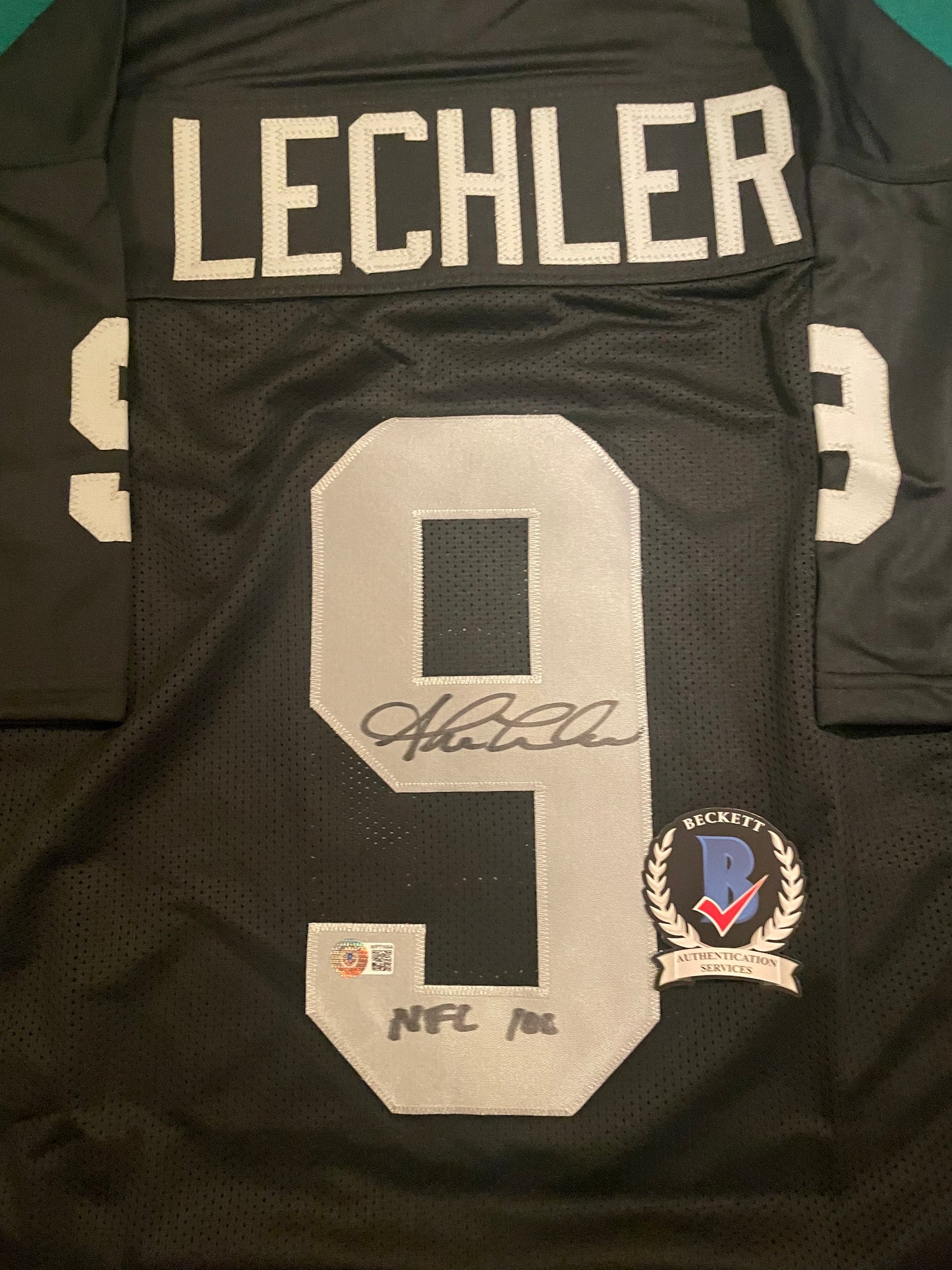 Shane Lechler Autographed & Authenticated Raiders Jersey w/COA