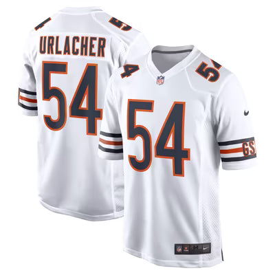 Men's Brian Urlacher White Stitched Jersey - Small up to 6XL
