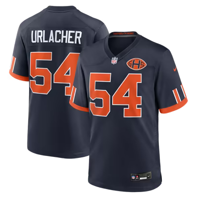 Men's Brian Urlacher Rivalries Navy Stitched Jersey - Small up to 6XL