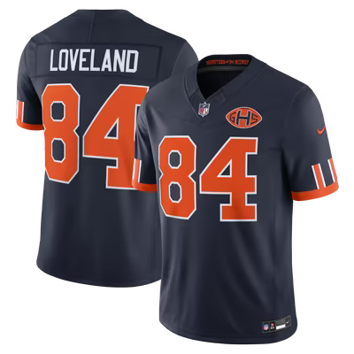 Men's Colston Loveland Rivalries Navy Stitched Jersey - Small up to 6XL