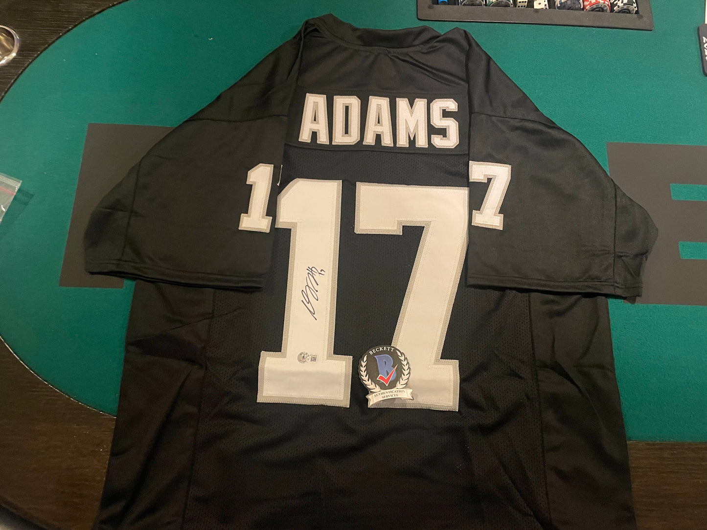 Davante Adams Autographed & Authenticated Raiders Jersey w/COA