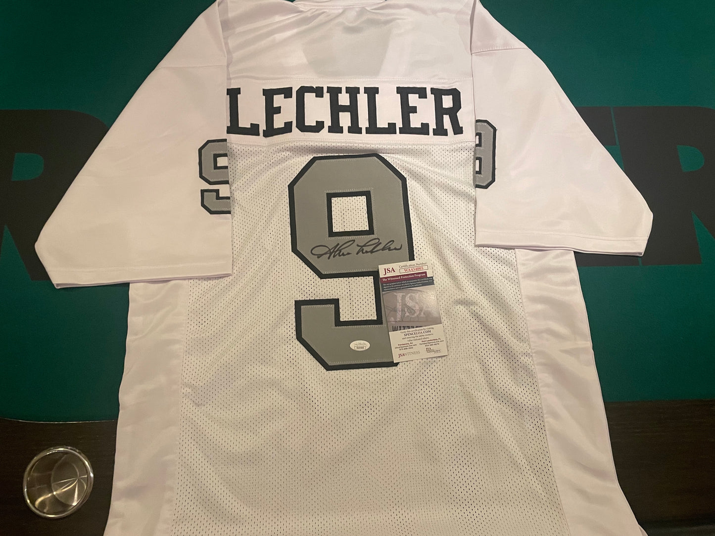 Shane Lechler Autographed & Authenticated Jersey