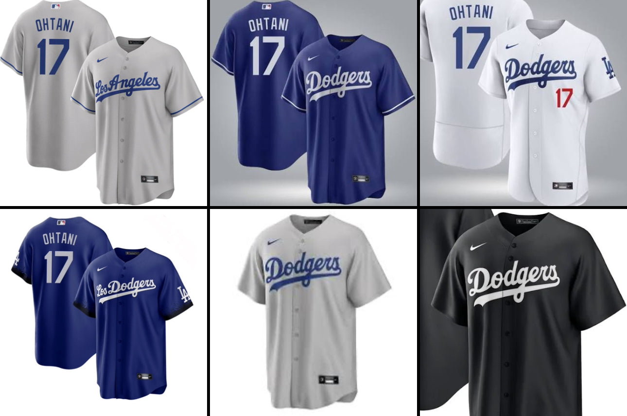 WOMEN’S MLB DODGERS Baseball Jersey Stitched SHOHEI OHTANI (SMALL-2XL)