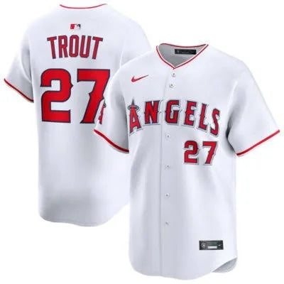 Men’s Mike Trout White Stitched Jersey - Small up to 6XL