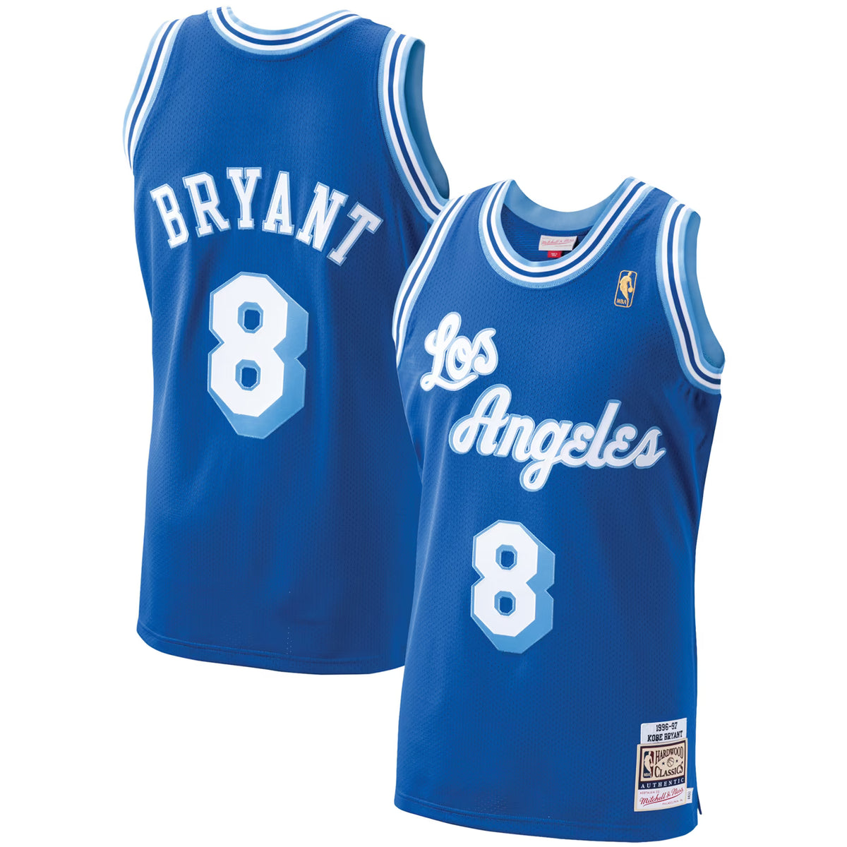 Men's Kobe Bryant 1996/1997 Blue Lakers Jersey - Small up to 6XL