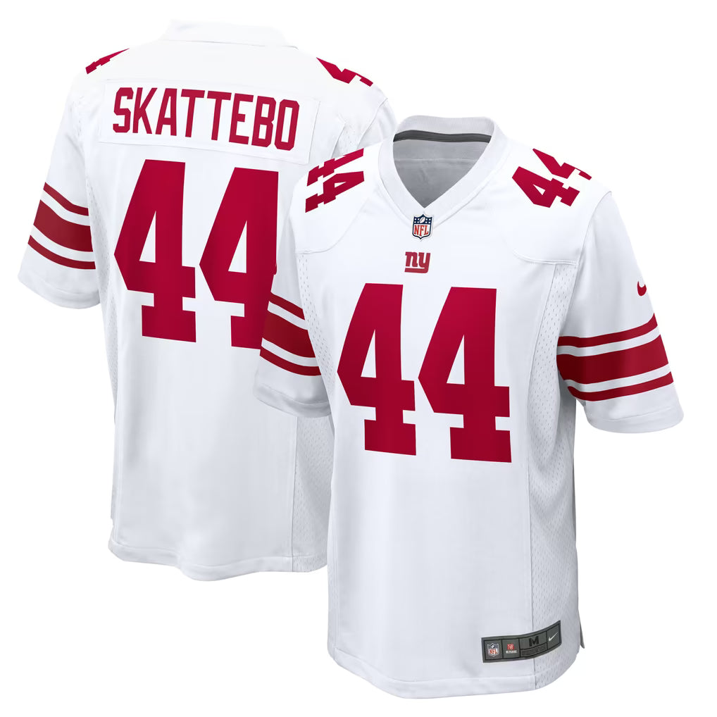 Men’s Cam Skattebo White Stitched Jersey - Small up to 6XL