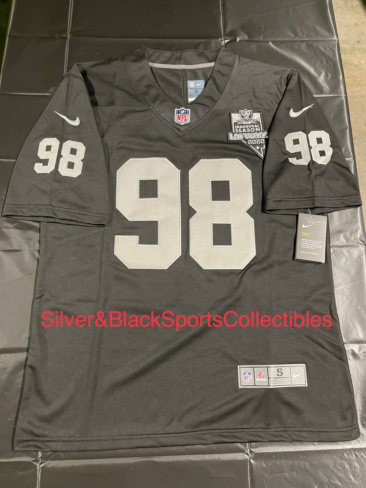 MEN’S LAS VEGAS RAIDERS STITCHED JERSEY SIZES S-6XL