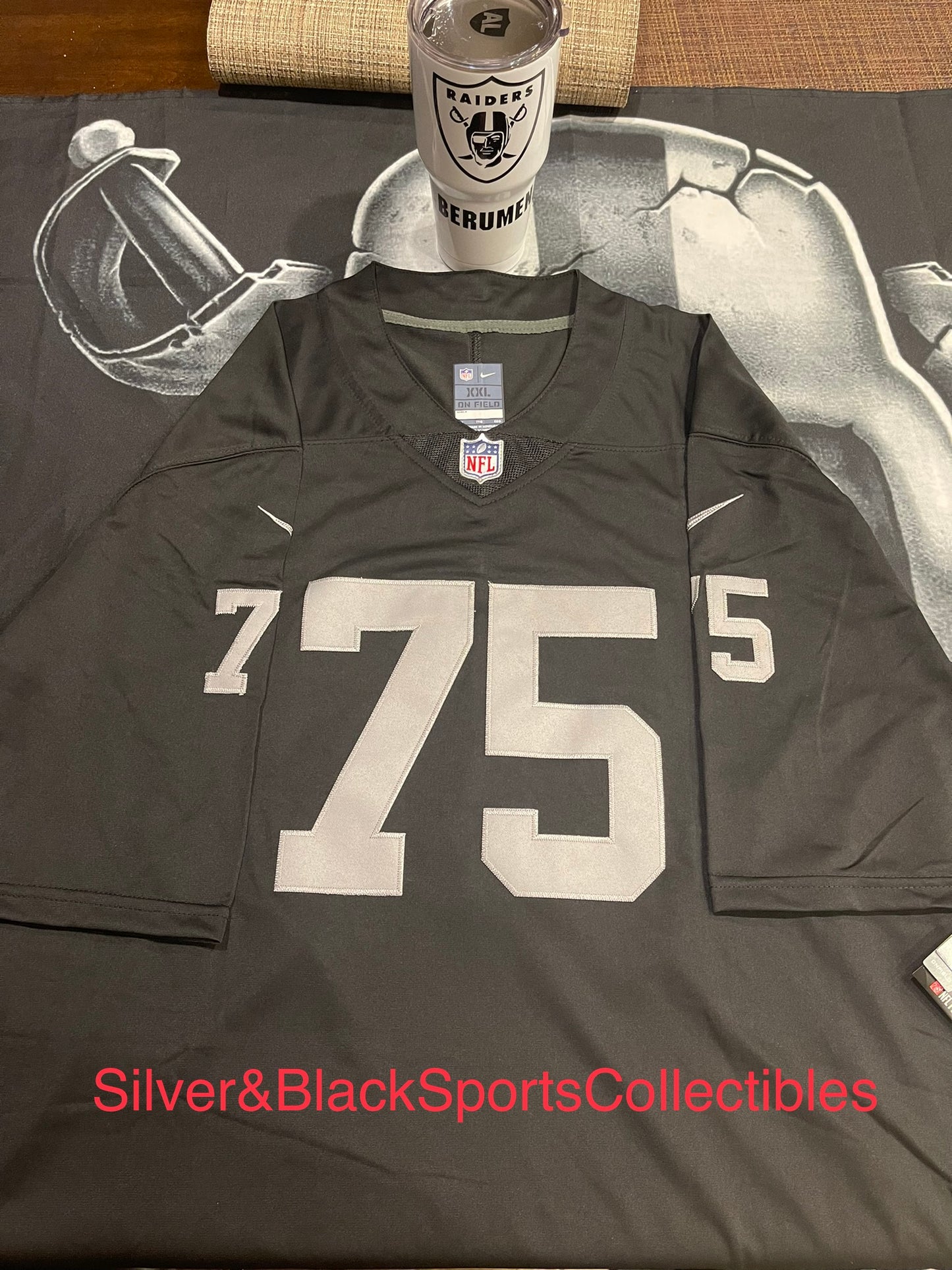 MEN’S HOWIE LONG LAS VEGAS RAIDERS STITCHED JERSEY (SMALL-6XL)