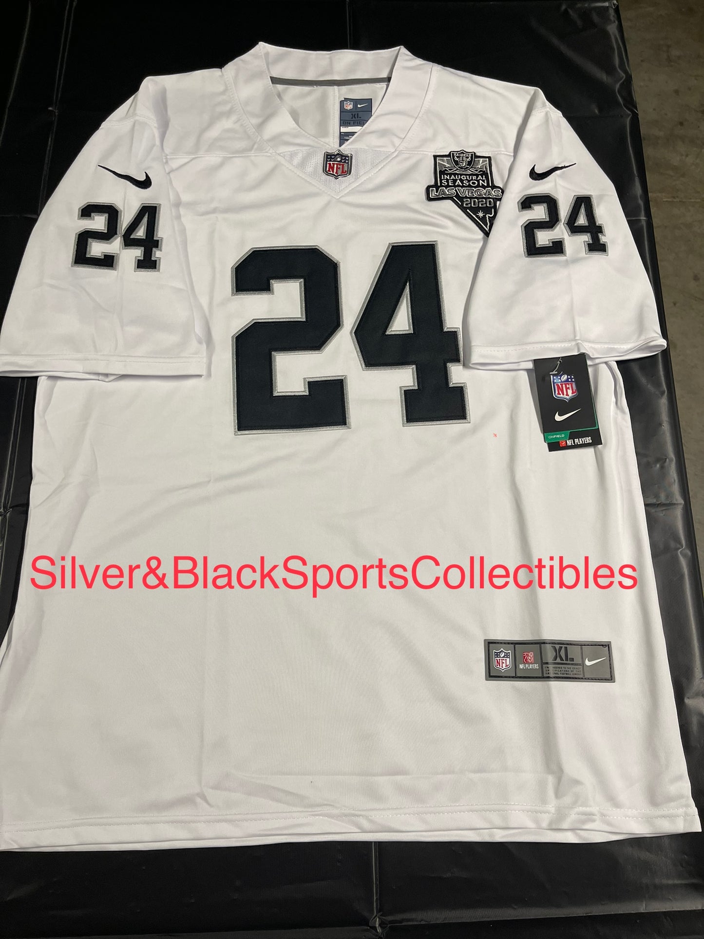 MEN’S CHARLES WOODSON LAS VEGAS RAIDERS STITCHED JERSEY (SMALL-6XL)