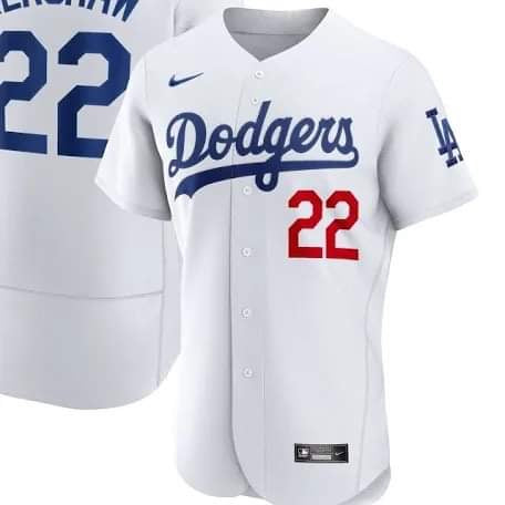 MENS CLAYTON KERSHAW STITCHED DODGERS JERSEY