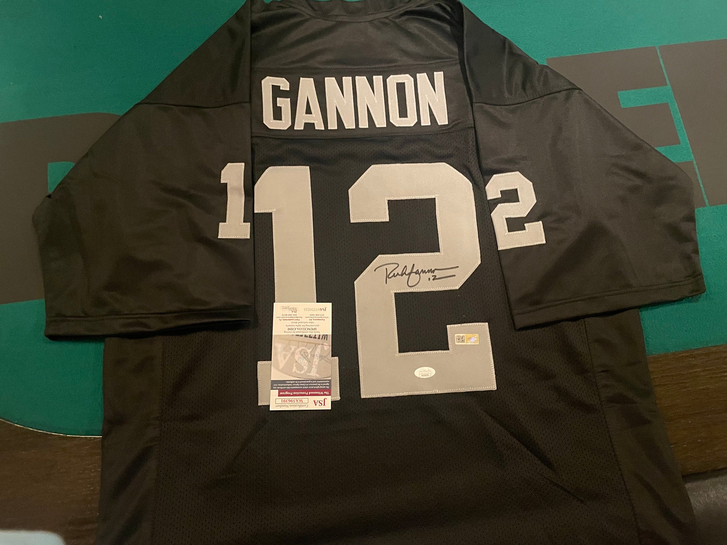 Rich Gannon Autographed & Authenticated Raiders Jersey w/COA