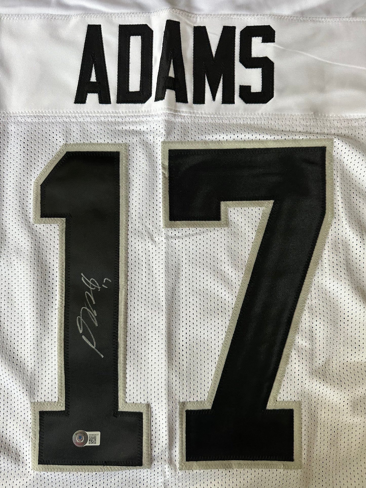 Davante Adams Autographed & Authenticated Jersey COA By Beckett
