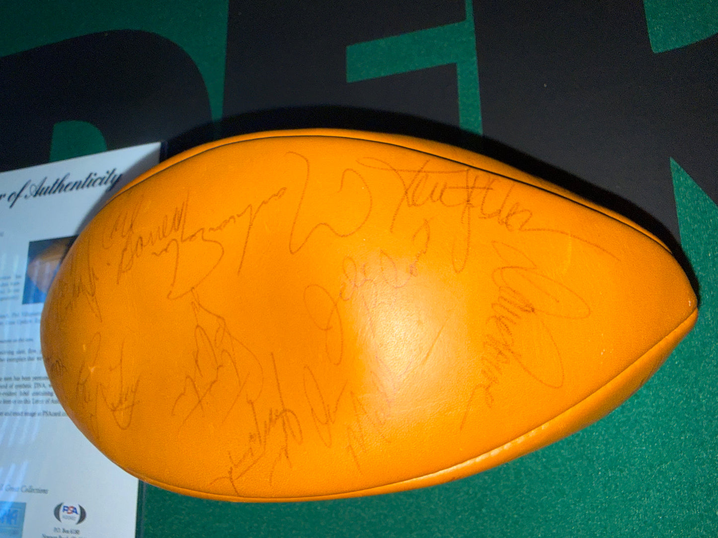 1976 Oakland Raiders Team Signed Football By 45 Players Autographed & Authenticated PSA DNA COA