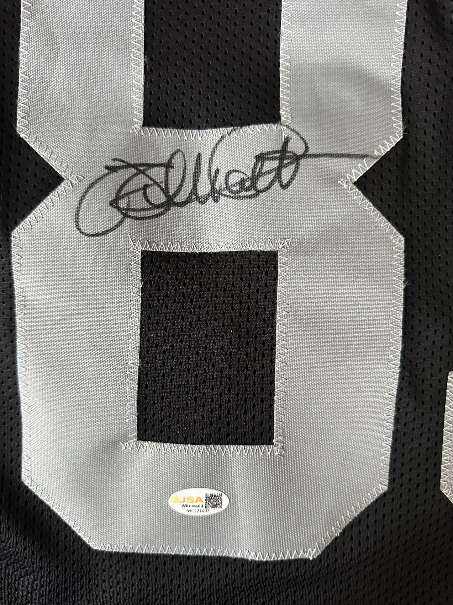 Willie Gault Autographed & Authenticated Jersey COA By JSA