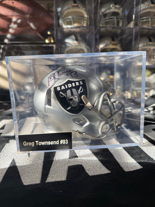 Greg Townsend Autographed Mini Helmet No COA GTP (Guaranteed to Pass)
