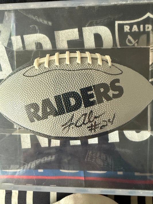 Jonathan Abram Autographed Football No COA GTP(Guaranteed to Pass)