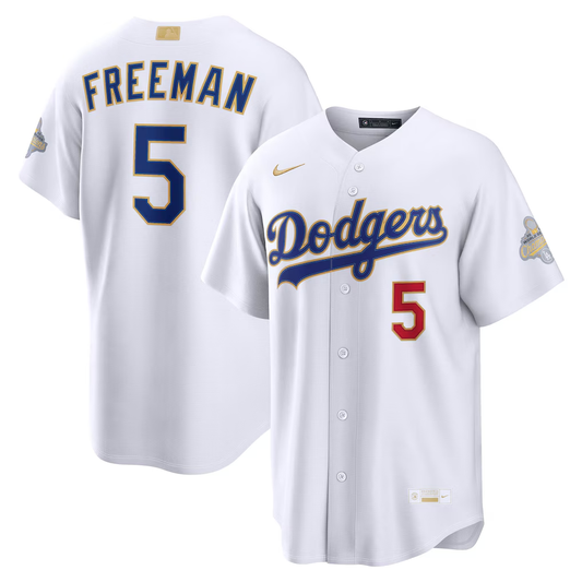 Men’s Freddie Freeman White Stitched Jersey - Small up to 6XL