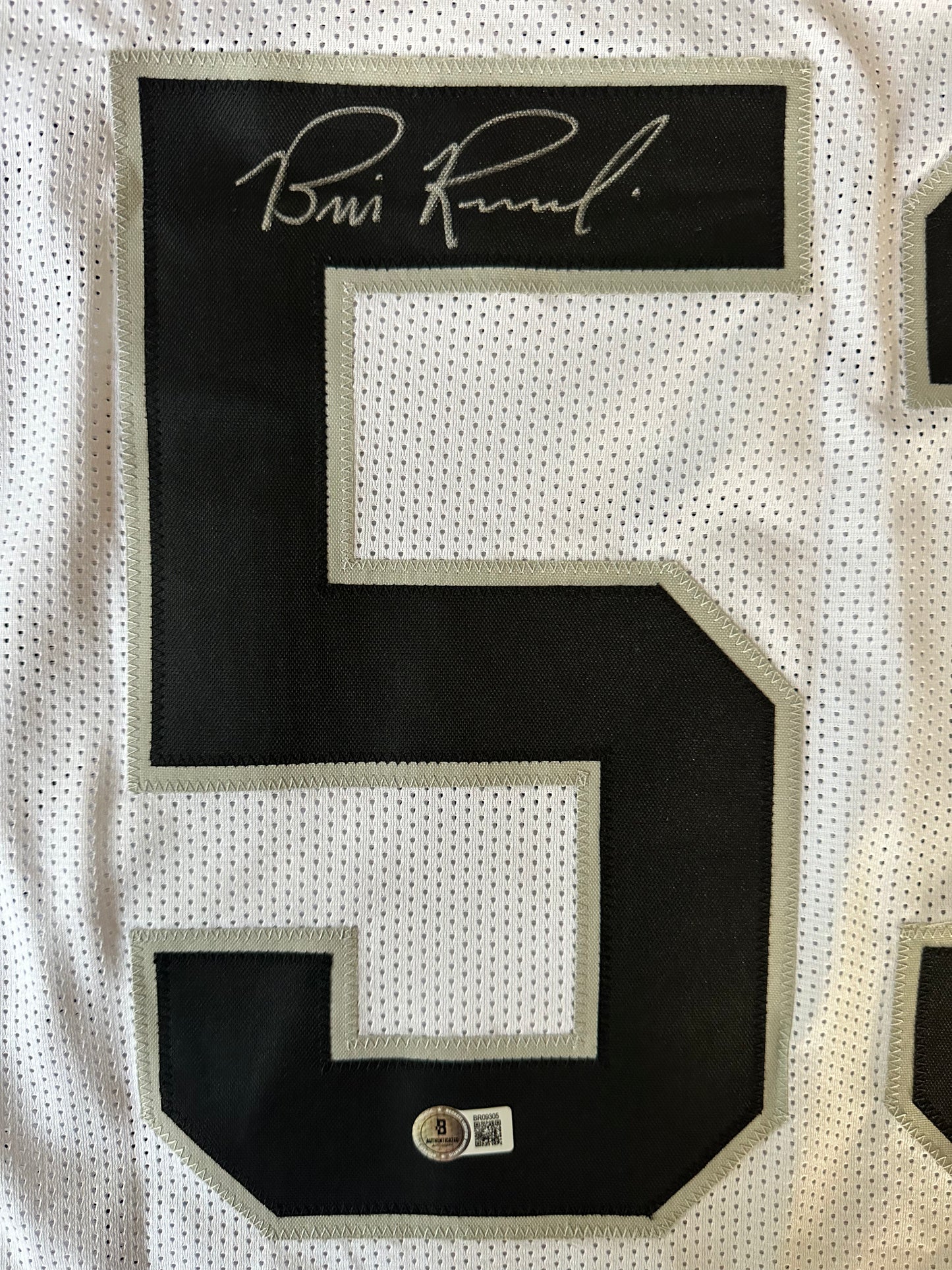 Bill Romanowski Autographed & Authenticated Jersey COA By Beckett Authentication Services