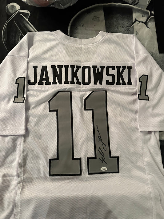 Sebastian Janikowski White Stitched Jersey - Small up to 6XL