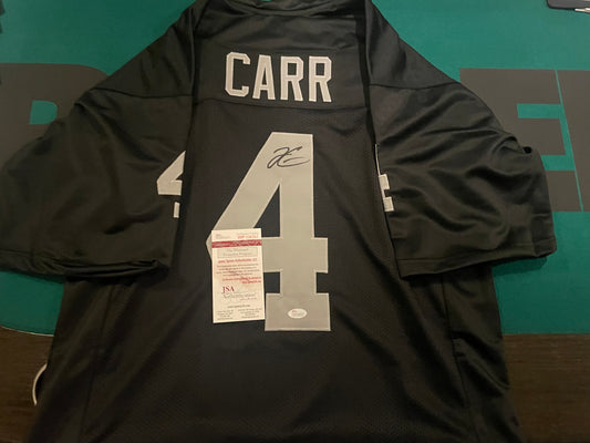 Derek Carr Autographed & Authenticated Raiders Jersey w/COA