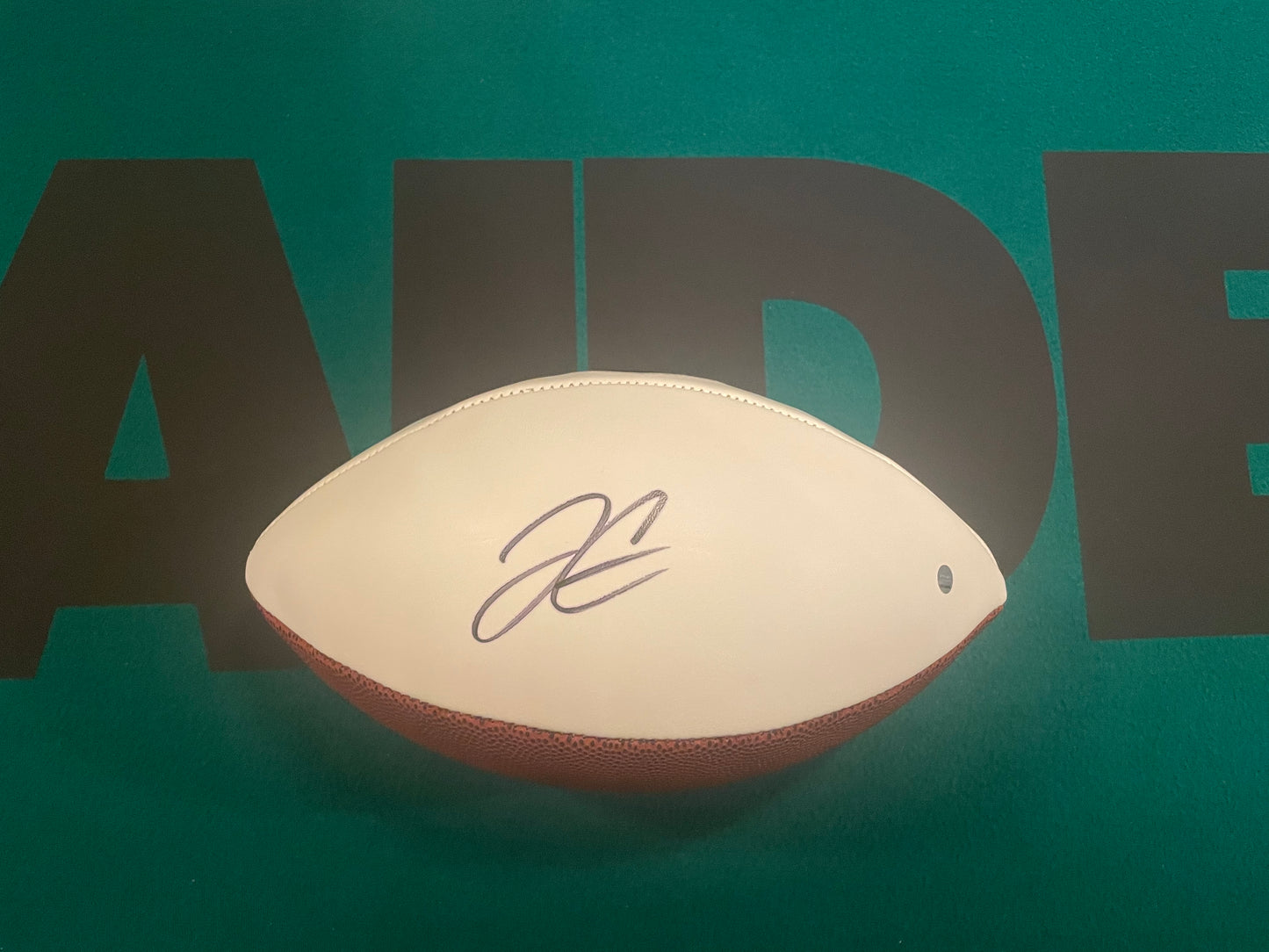 Derek Carr Autographed & Authenticated Raiders Championship Panel Football