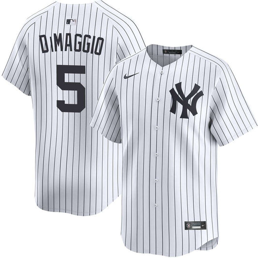 Men’s Joe DiMaggio White Stitched Jersey - Small up to 6XL