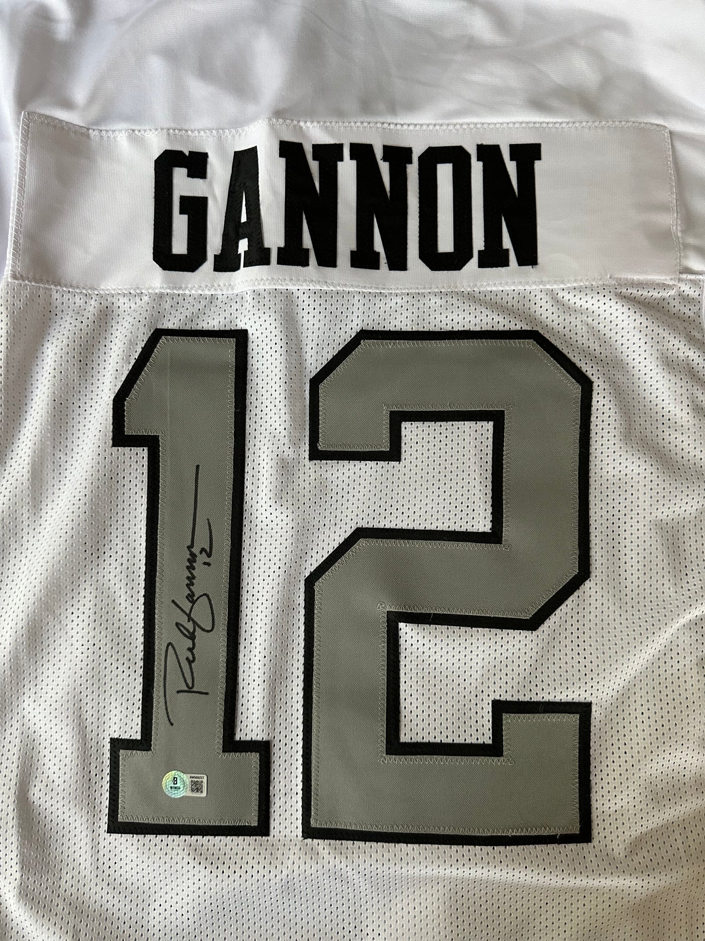Rich Gannon Autographed & Authenticated Jersey COA By Beckett