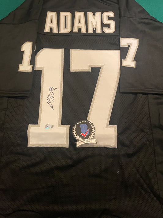 Davante Adams Autographed & Authenticated Raiders Jersey w/COA