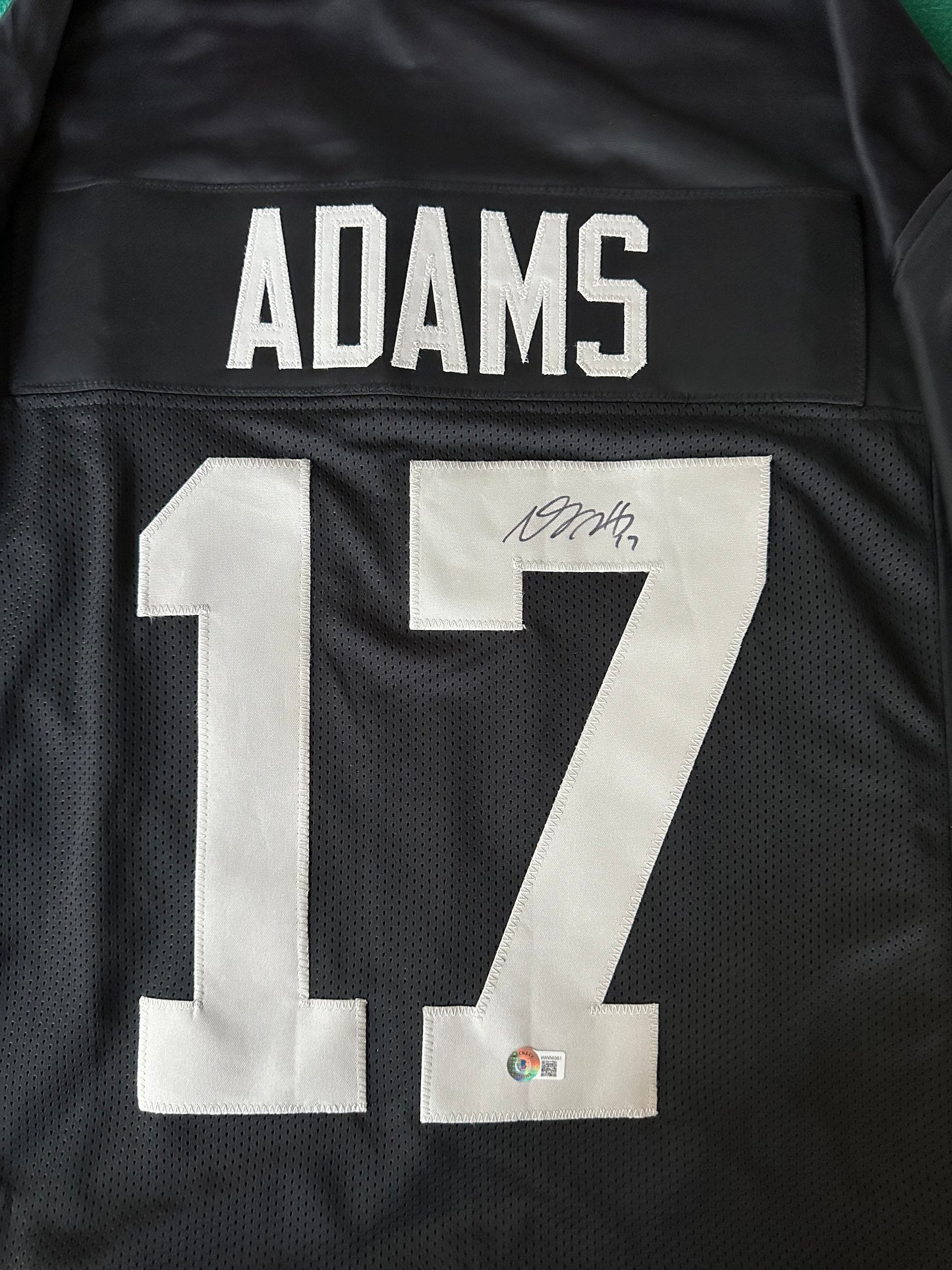 Davante Adams Autographed & Authenticated Jersey COA By Beckett