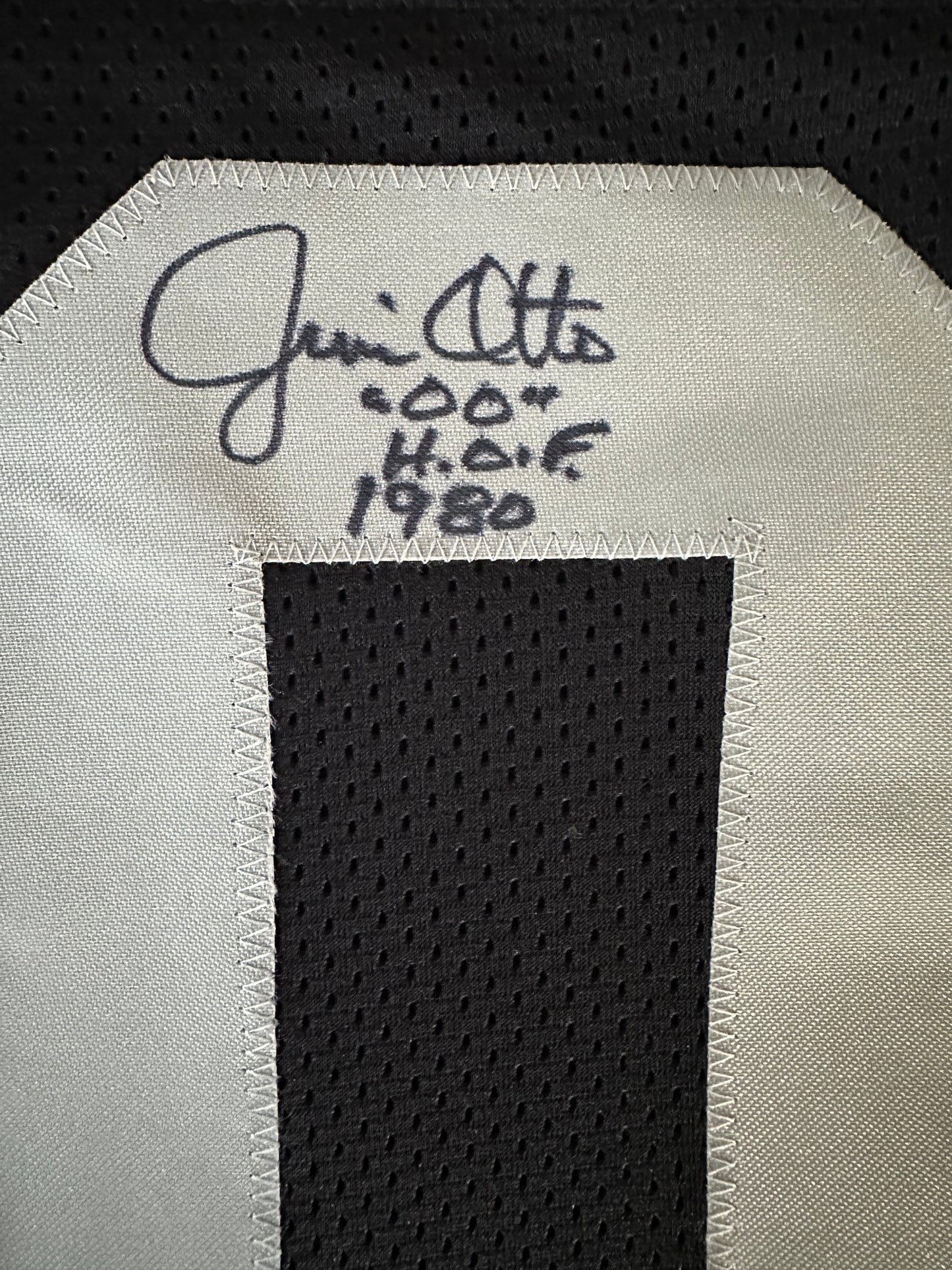 Jim Otto Autographed & Authenticated Jersey COA By JSA