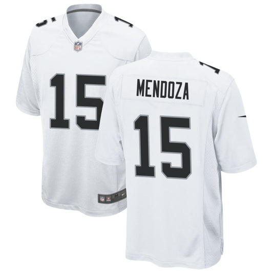 Men’s Fernando Mendoza Away Stitched Jersey White - Small up to 6XL
